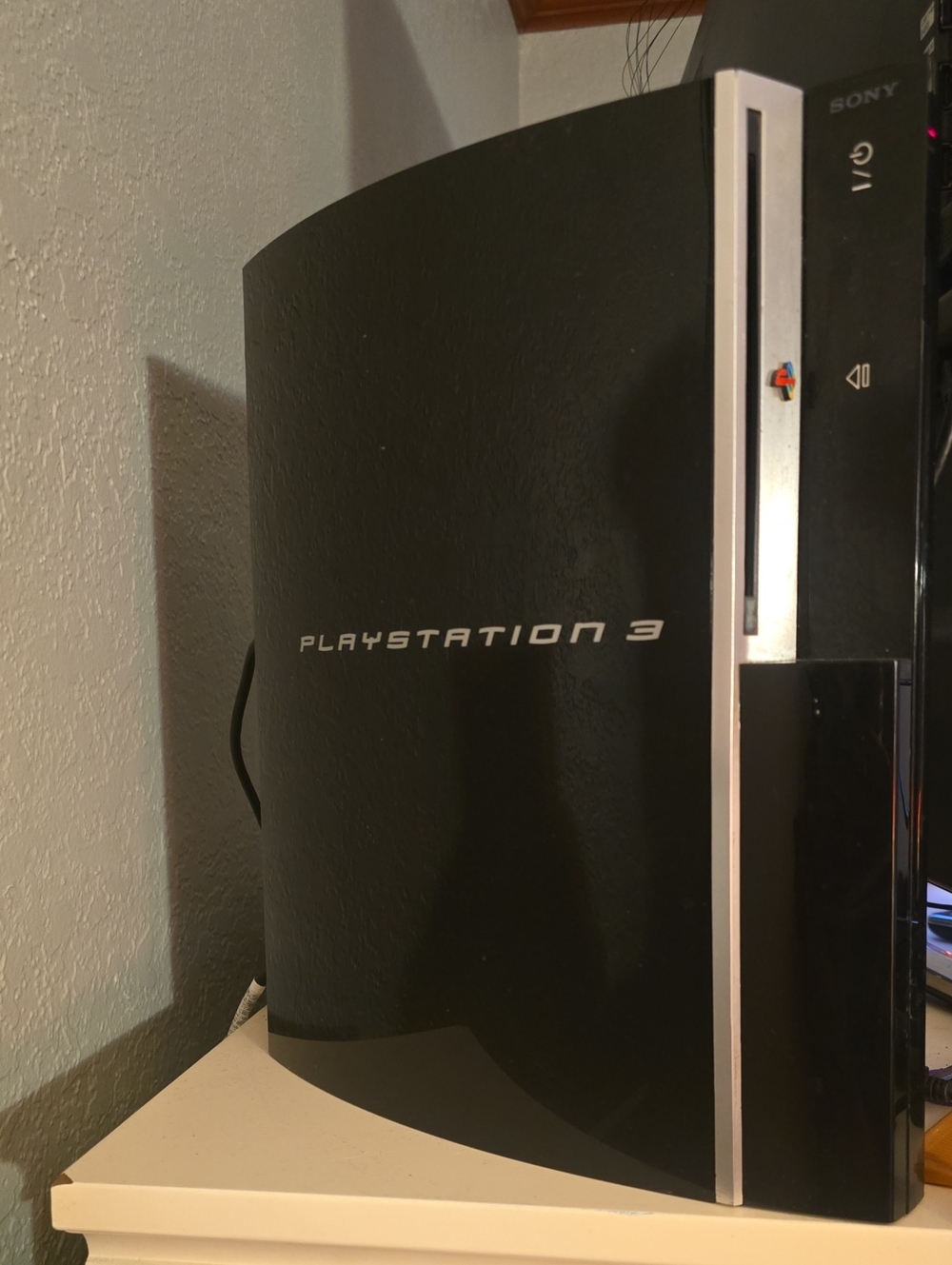 Sony PlayStation  3 Fat Console - Black with Silver Trim